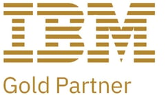IBM gold transparent
